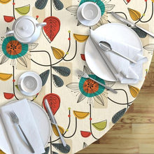 Load image into Gallery viewer, 1950&#39;s Mid Century Modern (Round Tablecloth)

