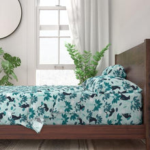 Load image into Gallery viewer, Tropical Panther mint and black (Sheet Set)
