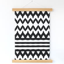Load image into Gallery viewer, Black zebra stripes chevron(Wall Hanging)
