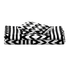 Load image into Gallery viewer, Black zebra Stripes chevron (Sheet Set)
