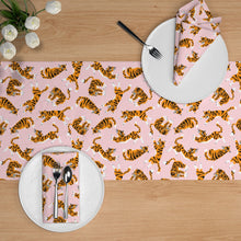 Load image into Gallery viewer, Tigers On Pink(Table Runner)
