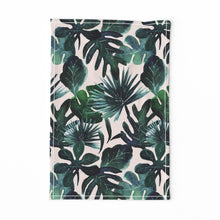 Load image into Gallery viewer, Tropical leaves blush(Tea Towel)
