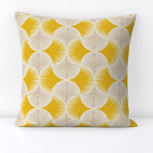 Load image into Gallery viewer, tropical geometry yellow by innamoreva（Square Throw Pillow Cover）
