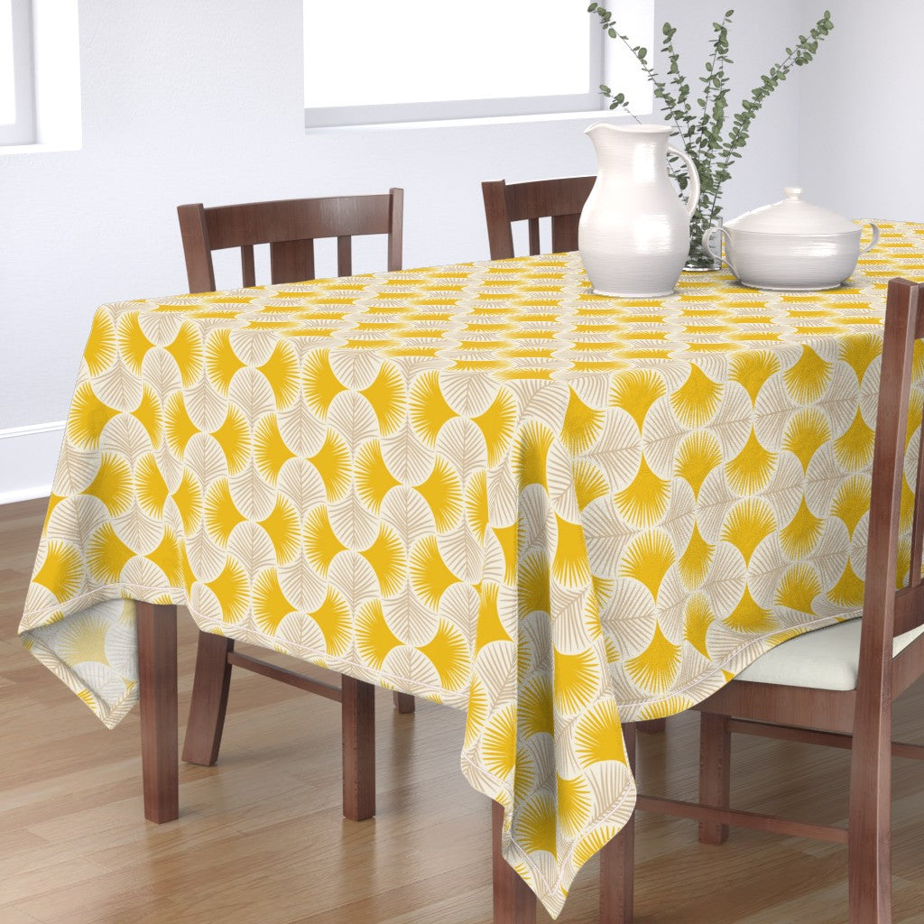 Tropical geometry yellow(Rectangular Tablecloths)