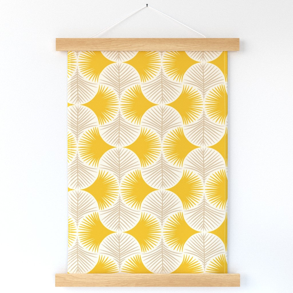 Tropical geometry yellow (Wall Hanging)