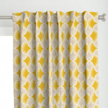 Load image into Gallery viewer, Tropical geometry yellow(Curtain Panel)

