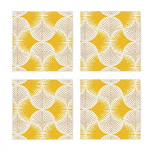Load image into Gallery viewer, Tropical geometry yellow (Cocktail Napkins)
