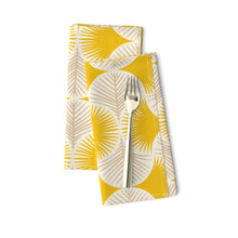 Load image into Gallery viewer, Tropical geometry yellow(Dinner Napkins)
