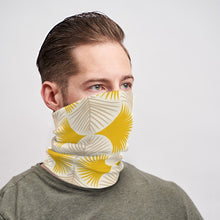 Load image into Gallery viewer, Tropical geometry yellow(Face Mask)

