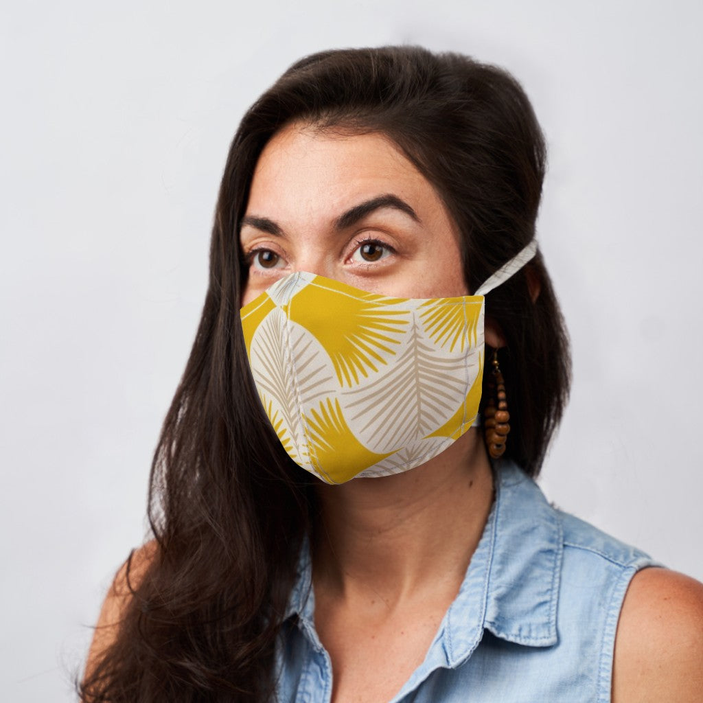Tropical geometry yellow(Face Mask)